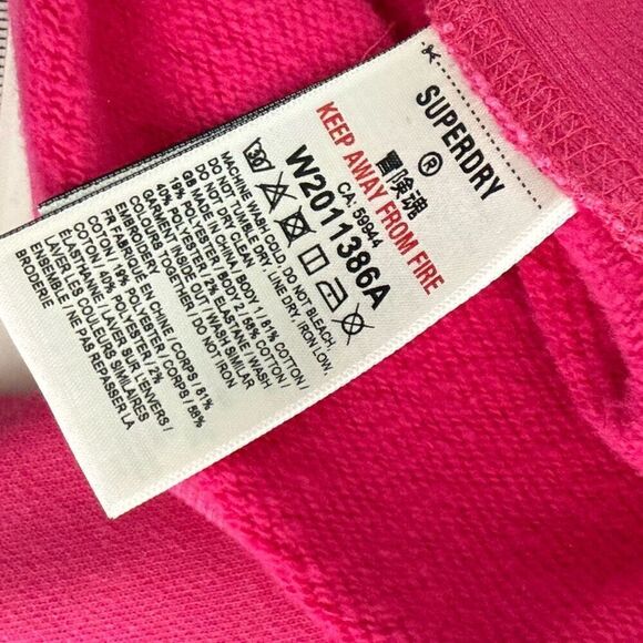 SuperDry Code Logo Appliqué Crew Sweatshirt - Women’s US XS/S - Picture 7 of 7
